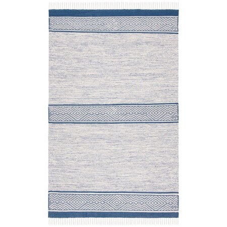 Safavieh 8 x 10 ft. Montauk Bohemian Hand Loomed Rectangle Area Rug, Ivory & Grey MTK651N-8